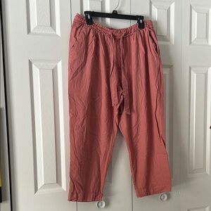 Lightweight Gap Tie Waist Pants